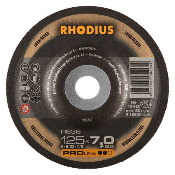 RS38 PROline ll 125x7,0x22,23