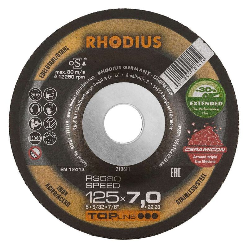 RS 580 CERAMICON 125x7,0x22,23