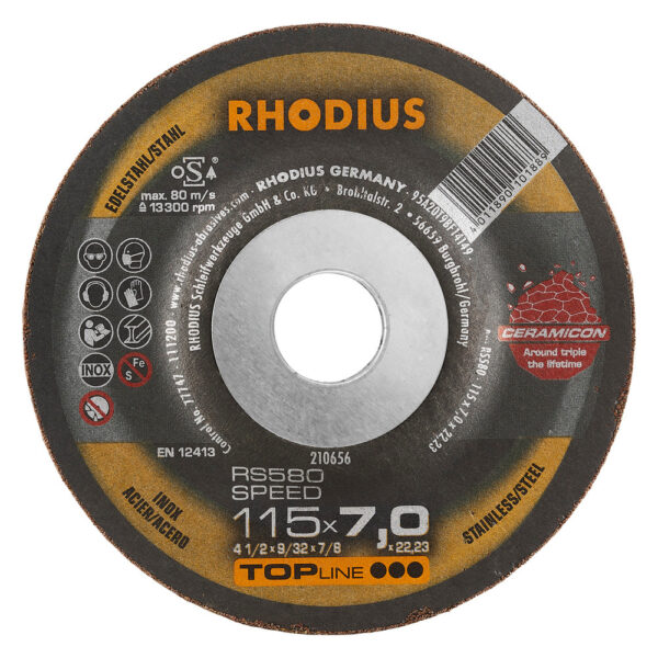 RS 580 CERAMICON 115x7,0x22,23