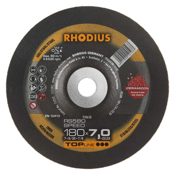 RS 580 CERAMICON 180x7,0x22,23