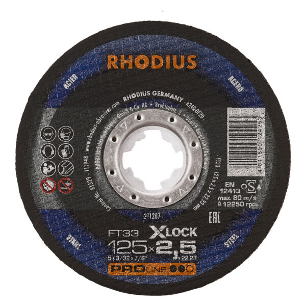 FT33 X-LOCK PROline ll 125x2,5x22,23