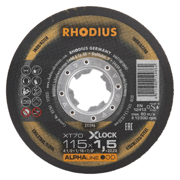 XT70 X-LOCK ALPHALINE l 115x1,5x22,23