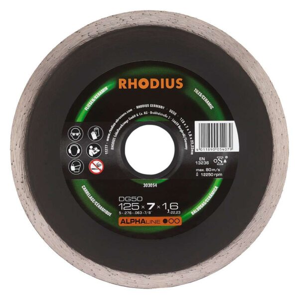 DG50 ALPHALINE l 125x7,0x1,6x22,23 41