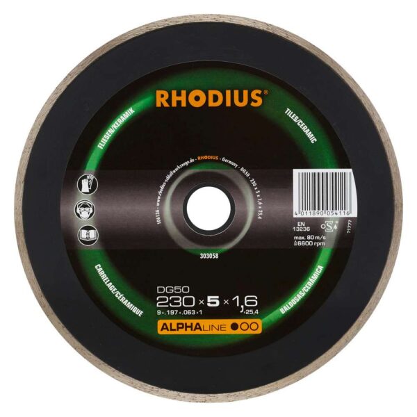 DG50 ALPHALINE l 230x7,0x1,6x25,40 41