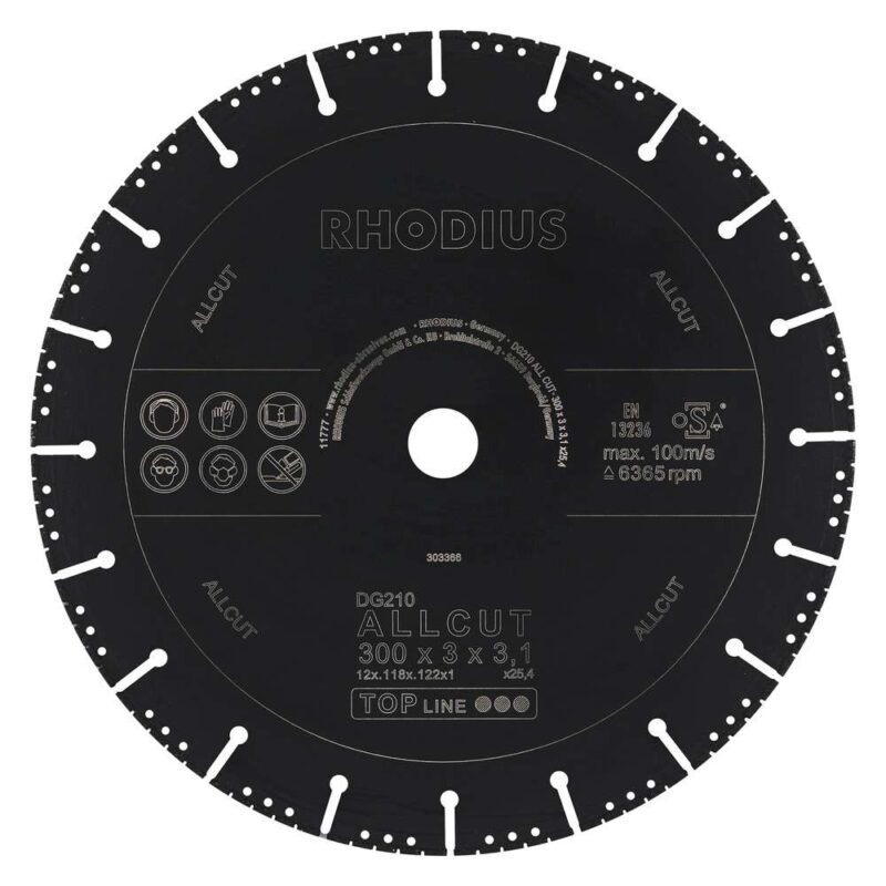 DG210 Allcut TOPline lll 300x3,0x3,1x25,40 41