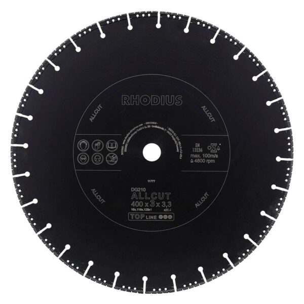 DG210 Allcut TOPline lll 400x3,0x3,3x25,40 41