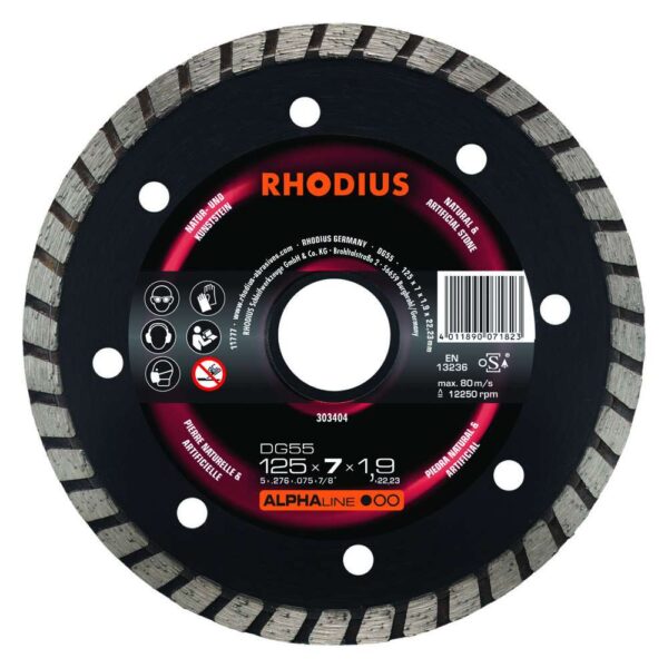 DG55 ALPHALINE l 125x7,0x1,9x22,23 41