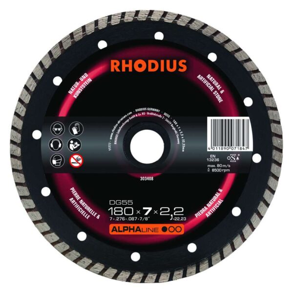 DG55 ALPHALINE l 180x7,0x2,2x22,23 41
