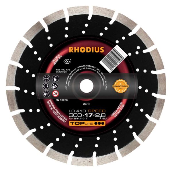 LD410 Speed BRAINTOOL® 300x17,0x2,8x25,40 41