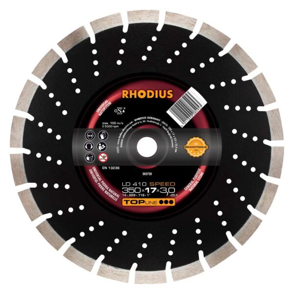 LD410 Speed BRAINTOOL® 350x17,0x3,0x25,40 41