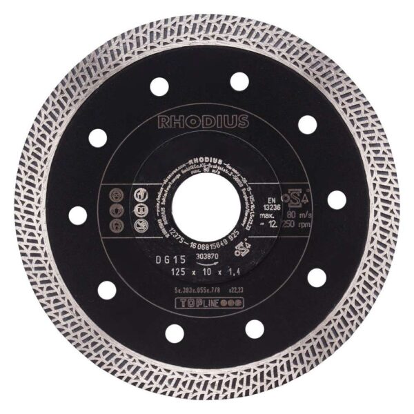 DG15 TOPline lll 125x10,0x1,4x22,23 41