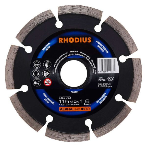 DG70 ALPHALINE l 115x10,0x1,6x22,23 41