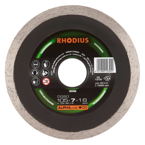 DG50 ALPHALINE l 105x7,0x1,6x22,23 41