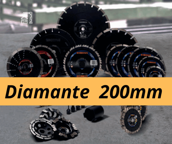 Discos Diamante de 200mm.