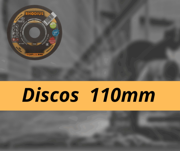 Discos de 110mm.