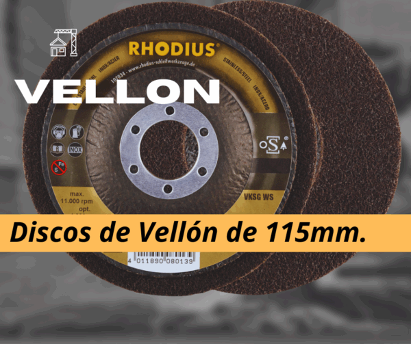 Discos Vellón de 115mm