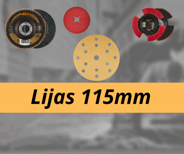 Lijas de 115mm