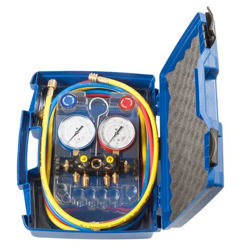 Kit carga auto para R1234yf con mangueras 1500 mm y conectores rápidos Wigam – K-W4PFD4-ZM-K1-GYSS60