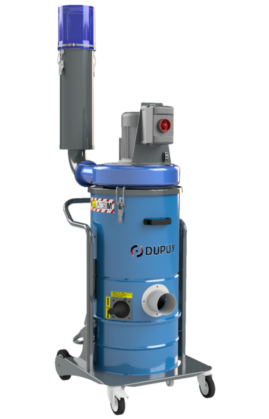 Aspirador movil para polvo en suspensión, Modelo Dedust 10 con ventilador de media presión de 0,75 Kws