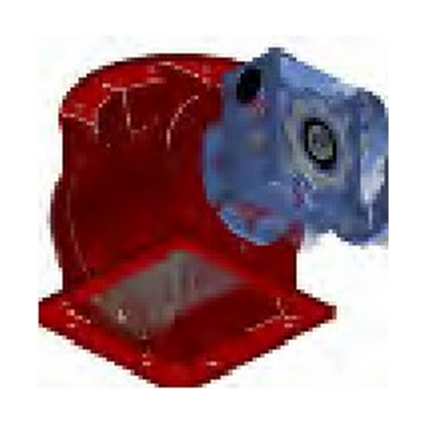 Válvula rotativa para descarga en continuo 10 l./giro. 0,75Kws. Conexión Ø250 y salida en 250x250mm. ATEX II 1D/3D c T135°C