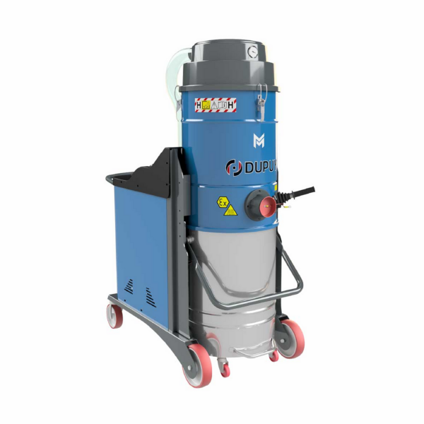 Aspirador industrial trifásico, para zonas Atex 22, de 4 Kws, modelo M50Z22