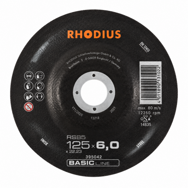 RS85 BASIC LINE 125x6,0x22,23 - Referencia: 395042