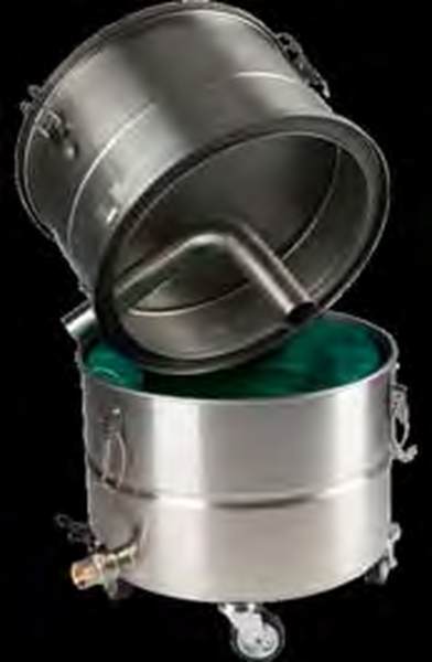Separador en acero inoxidable para zonas Atex 21/22