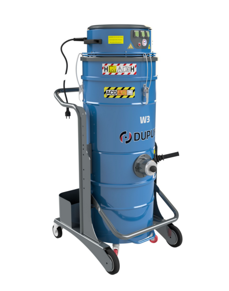 Aspirador monofásico para polvo con riesgo de explosión, modelo W3 ACD de 3.3 kws