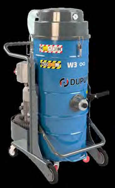 Aspirador para polvo con riesgo de explosión, modelo W3 de 2.2 kws