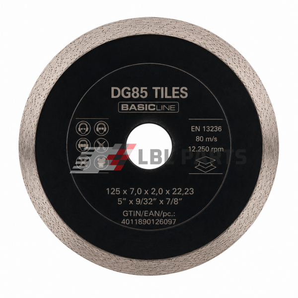 DG85 TILES BASIC LINE 125x7,0x2,0x22,23 - Referencia: 353307