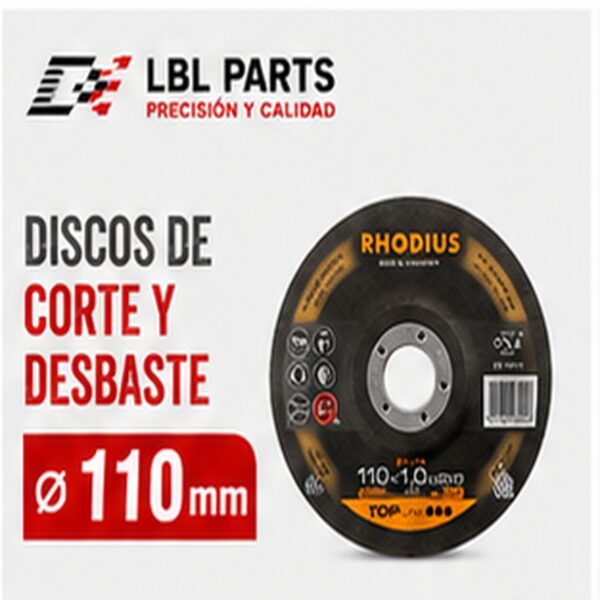 Discos de 110mm.