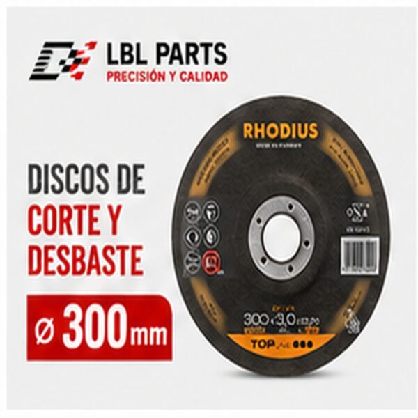 Discos de 300mm.