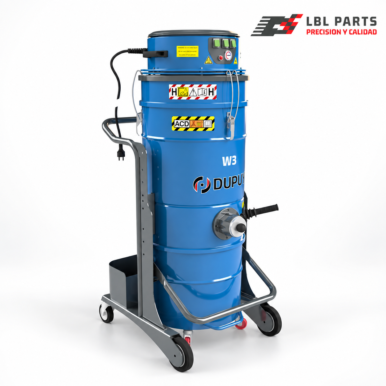 Aspirador W3 LP ACD para aspiración de viruta y serrín - LBL PARTS