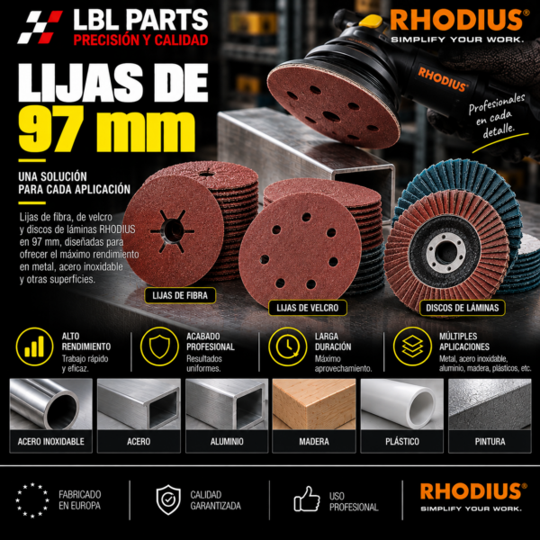 Lijas de 97mm