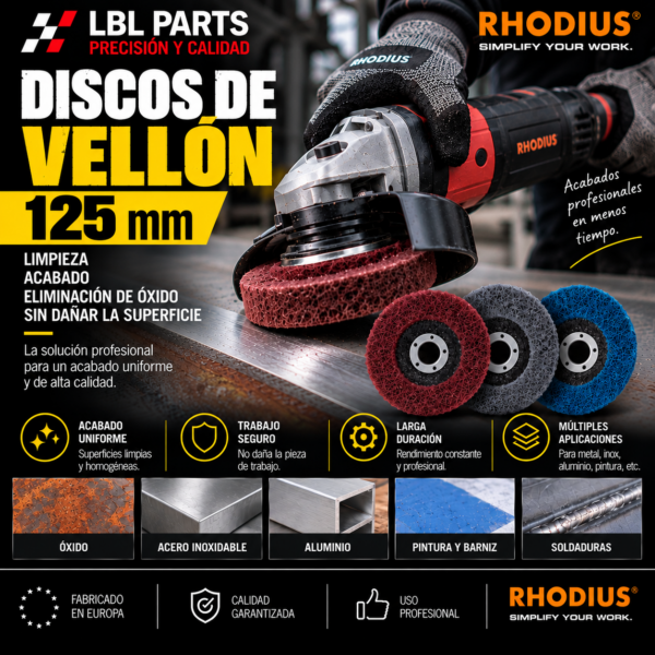 Discos Vellón de 125mm